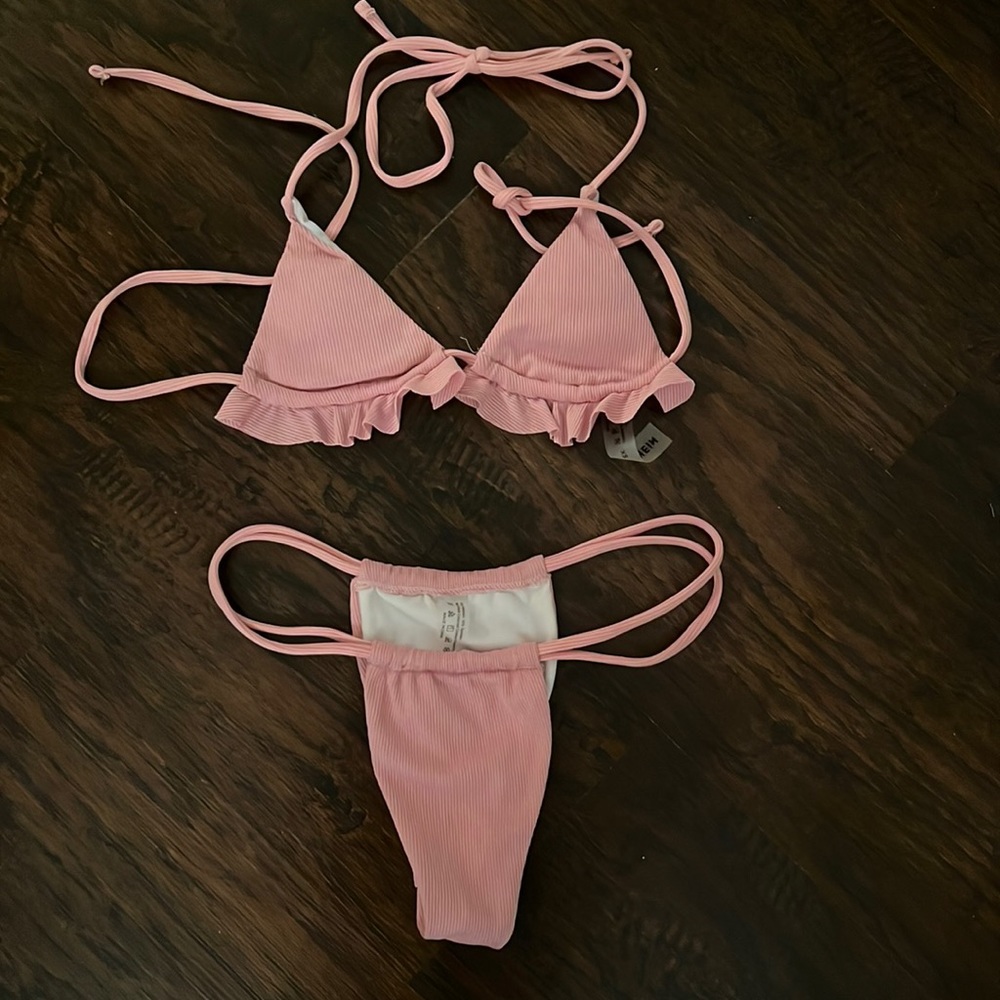 Baby pink SHEIN bikini